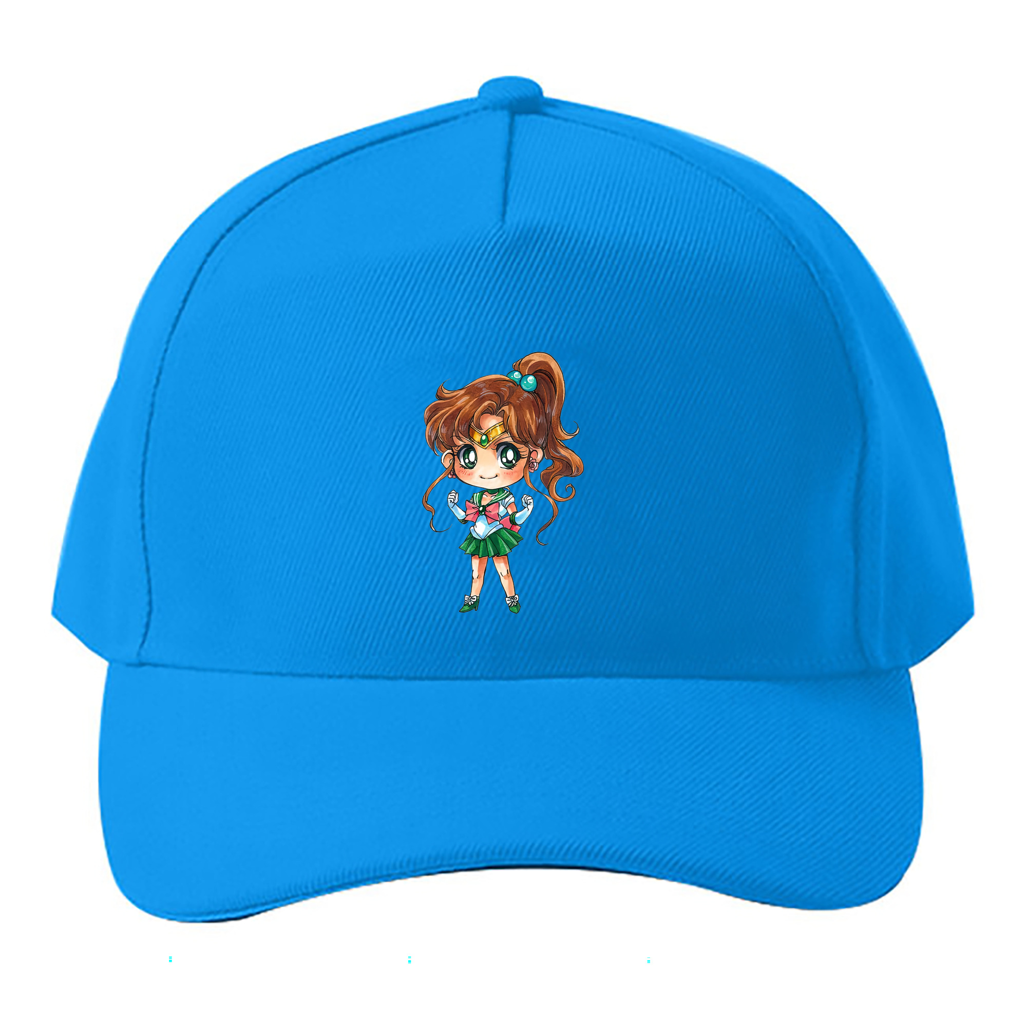 （画像用） 美少女戦士セーラームーン 木野 まこと きの まこと Sailor Moon Kino Makoto （セーラージュピター；Sailor Jupiter） ベースボールキャップ 綿100％ 男女兼用 帽子 スポーツ